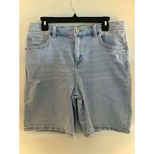 Thereabouts Girls Plus Size 18.5P Light Wash Relaxed Fit Denim Shorts‎ New